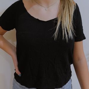black tee